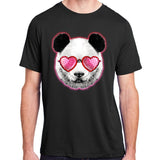 Valentine Panda Love Shades Adult ChromaSoft Performance T-Shirt