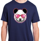 Valentine Panda Love Shades Adult ChromaSoft Performance T-Shirt