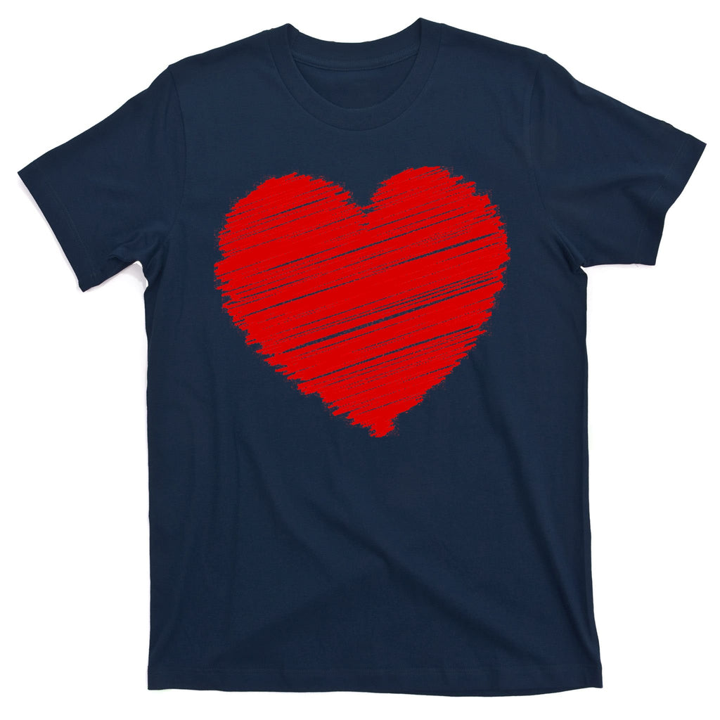 Valentines Classic Sketch Heart T-Shirt