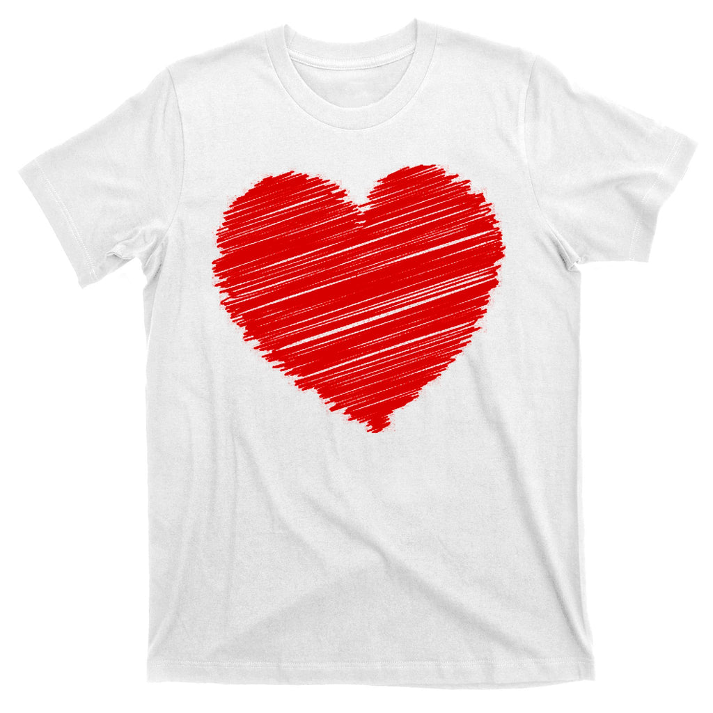 Valentines Classic Sketch Heart T-Shirt