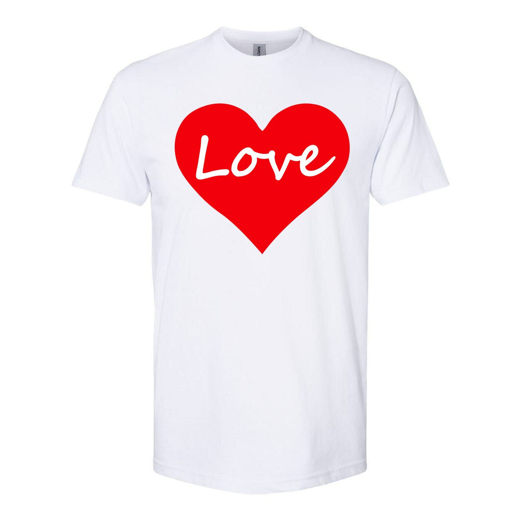 Valentine's Day Love Heart Softstyle CVC T-Shirt