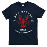 Vintage Acadia National Park Bar Harbor Maine Lobster Funny T-Shirt