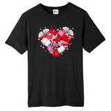 Valentine Book Lover Heart Shape Librarian Bookworm Costume Tall Fusion ChromaSoft Performance T-Shirt