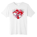 Valentine Book Lover Heart Shape Librarian Bookworm Costume Tall Fusion ChromaSoft Performance T-Shirt