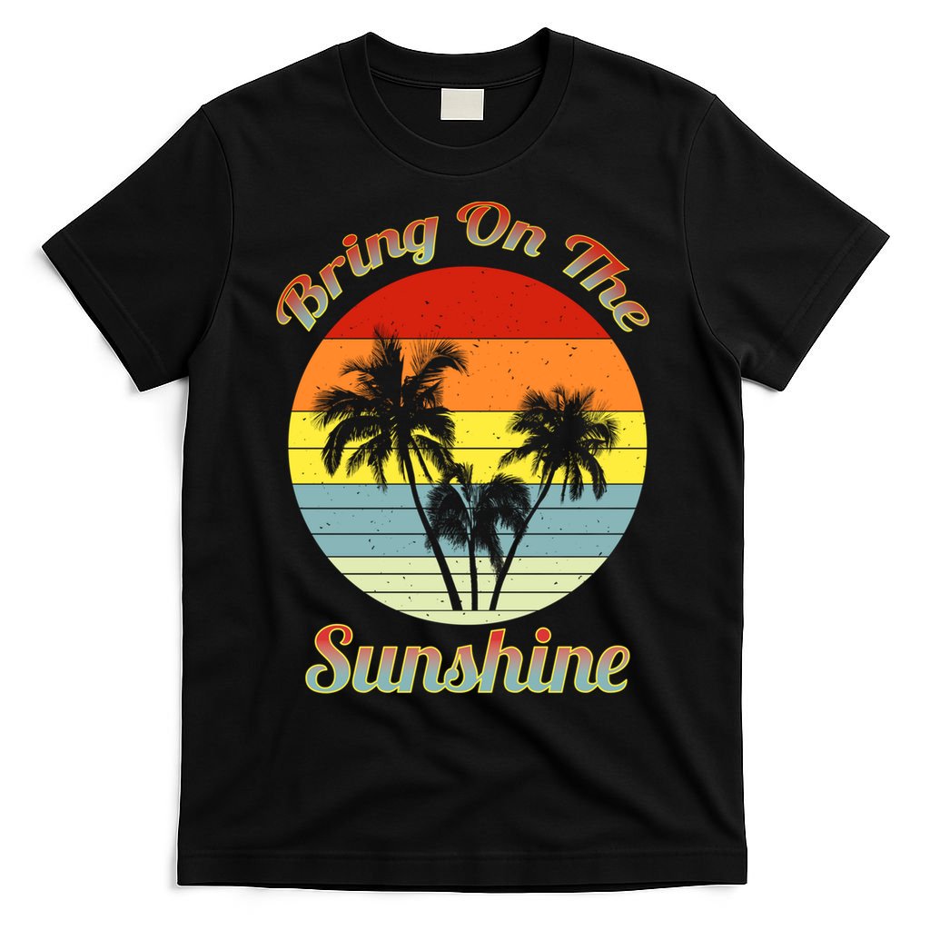 Vintage Bring On The Summer Sunshine Beach Gift T-Shirt
