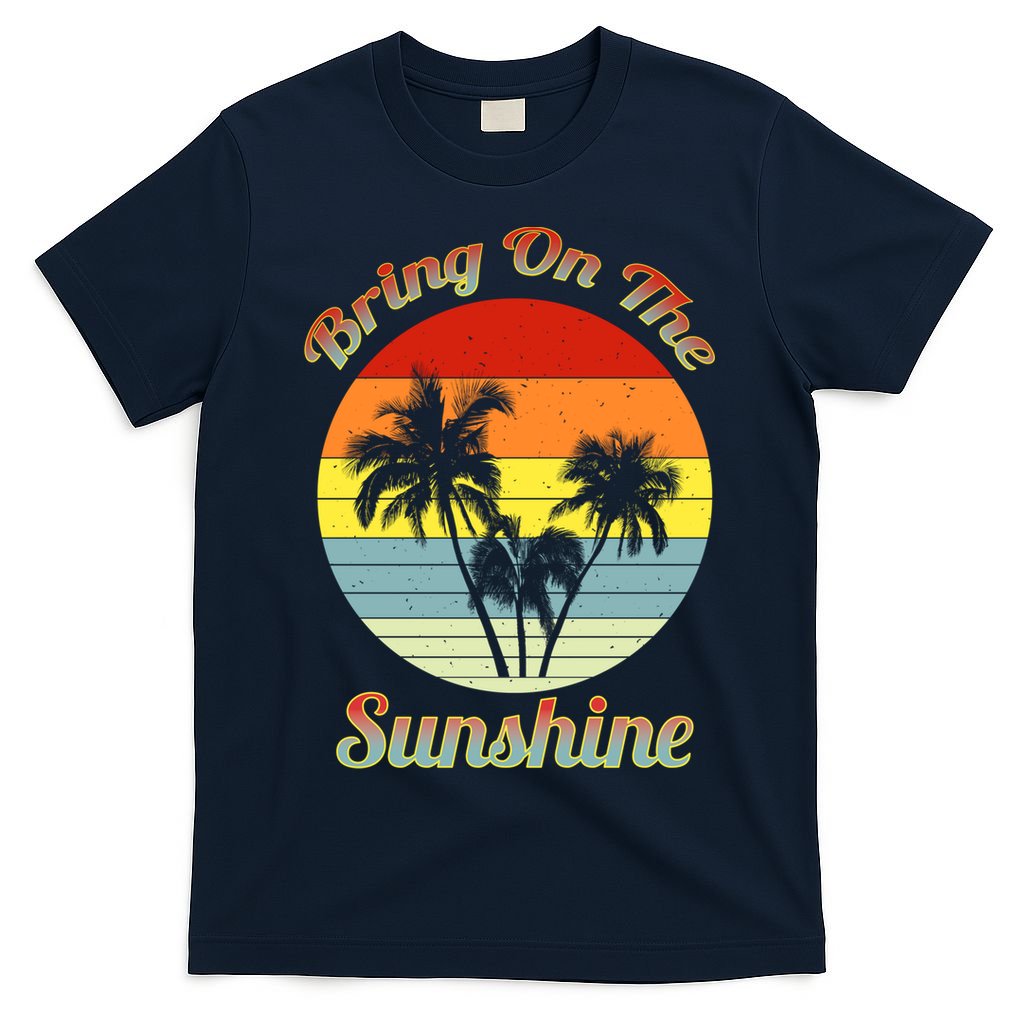 Vintage Bring On The Summer Sunshine Beach Gift T-Shirt