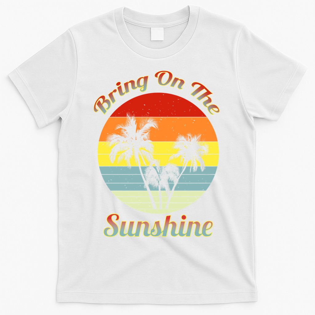 Vintage Bring On The Summer Sunshine Beach Gift T-Shirt