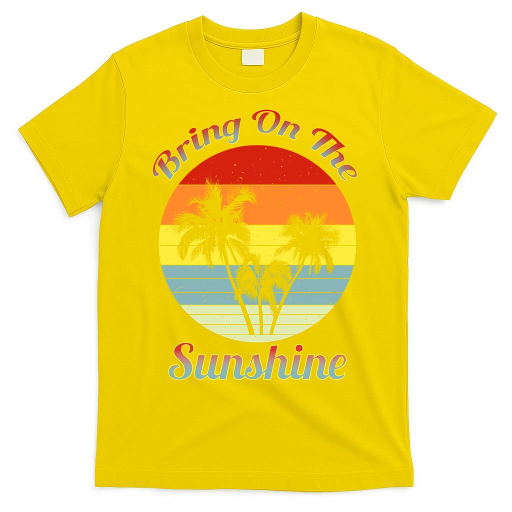 Vintage Bring On The Summer Sunshine Beach Gift T-Shirt