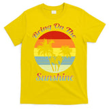 Vintage Bring On The Summer Sunshine Beach Gift T-Shirt