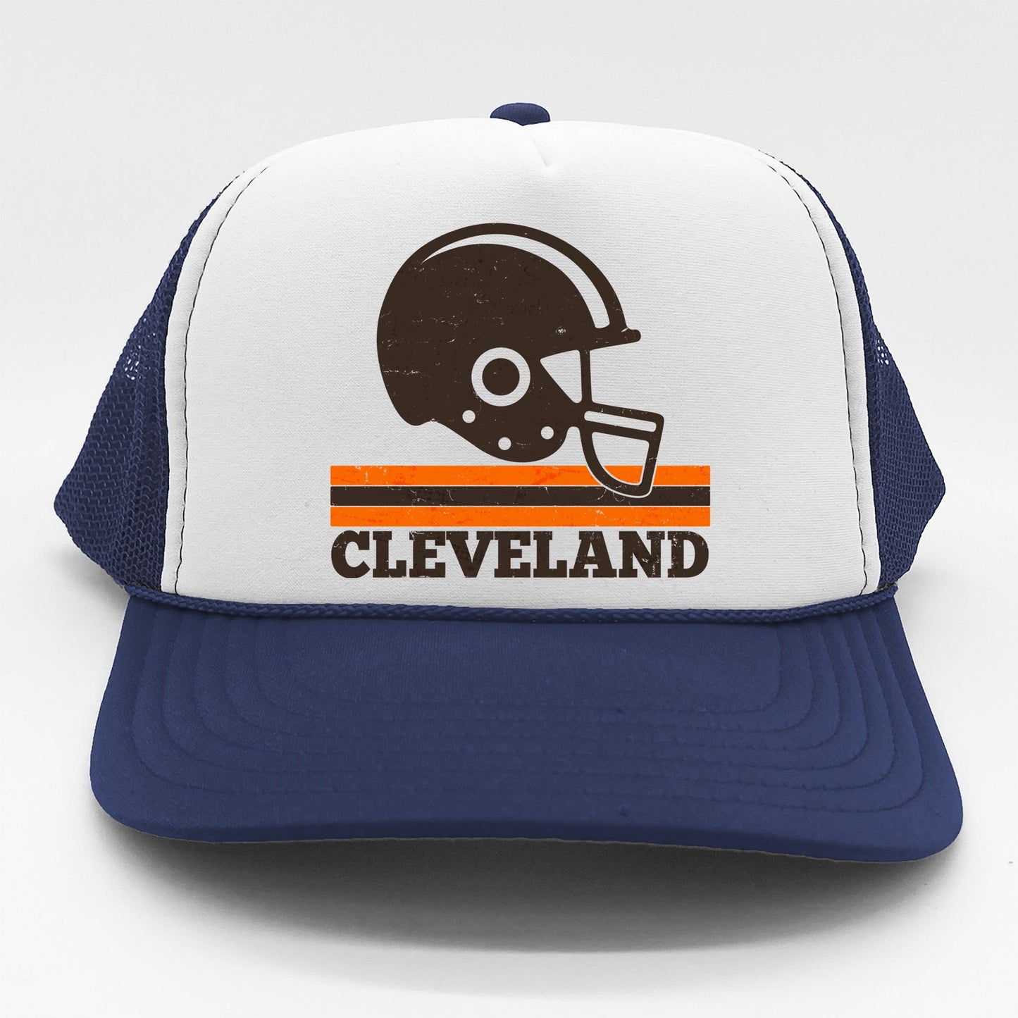 Vintage Cleveland Football Helmet Logo Trucker Hat