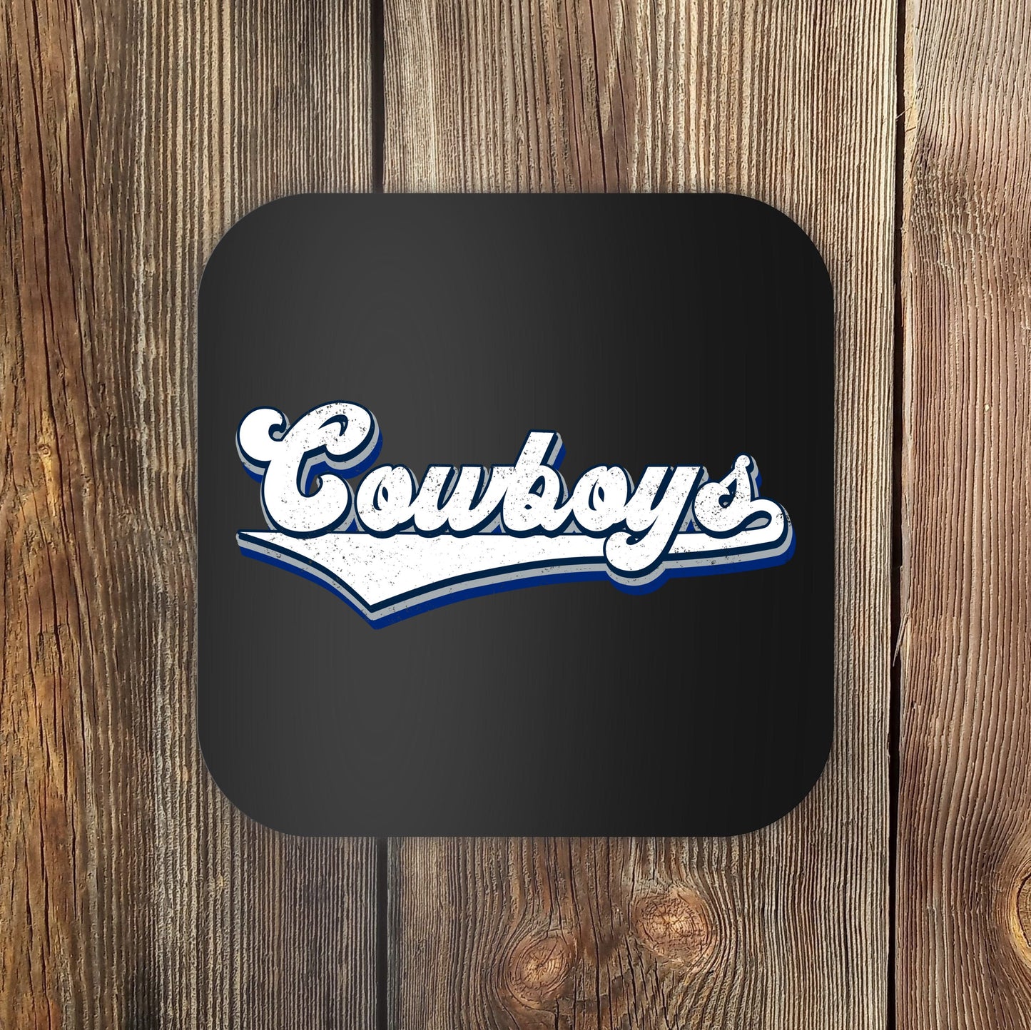 Vintages Cowboys Football Logo Coaster