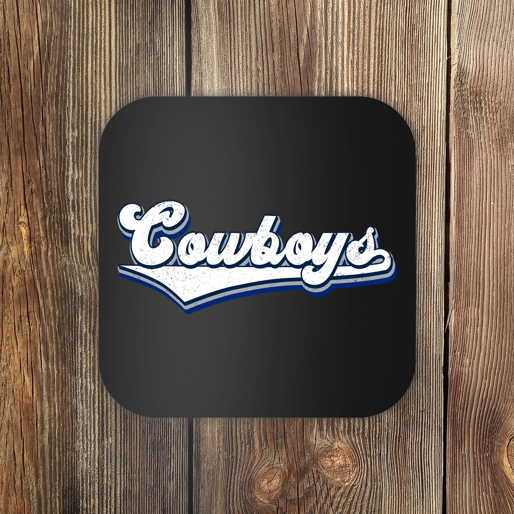 Vintages Cowboys Football Logo Coaster