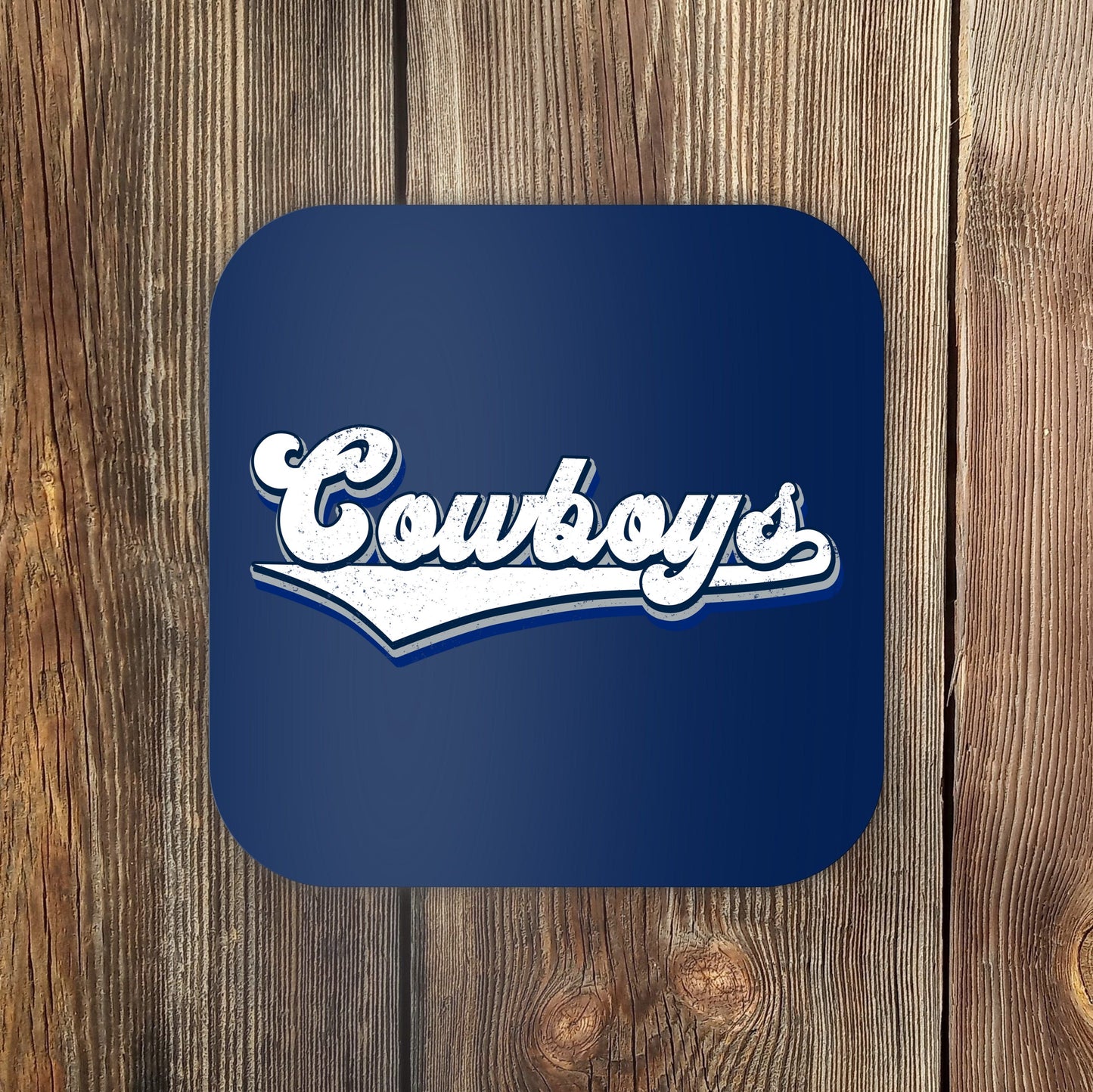 Vintages Cowboys Football Logo Coaster