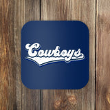 Vintages Cowboys Football Logo Coaster