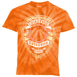 Valentine Detective Agency Kids Tie-Dye T-Shirt
