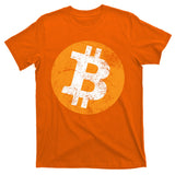 Vintage Distressed Bitcoin Logo T-Shirt