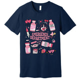 Valentines Day Emergency Department Premium T-Shirt