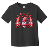 Valentines Day Gnomes Cute Red Hearts Love Gnome Toddler T-Shirt
