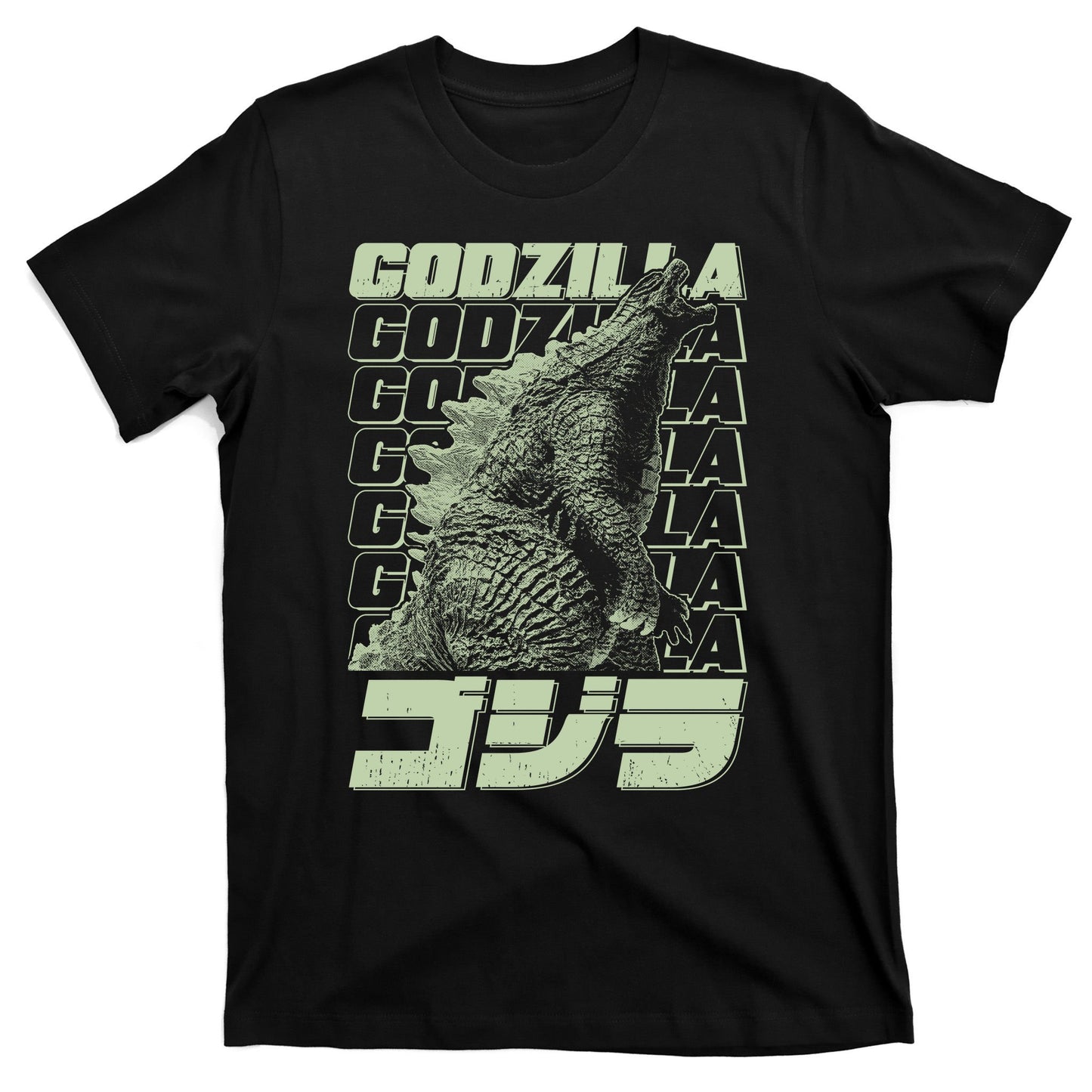 Vintage Distressed Japanese Kaiju Monster Poster T-Shirt