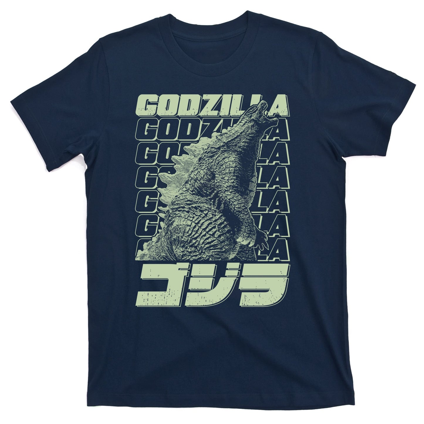 Vintage Distressed Japanese Kaiju Monster Poster T-Shirt
