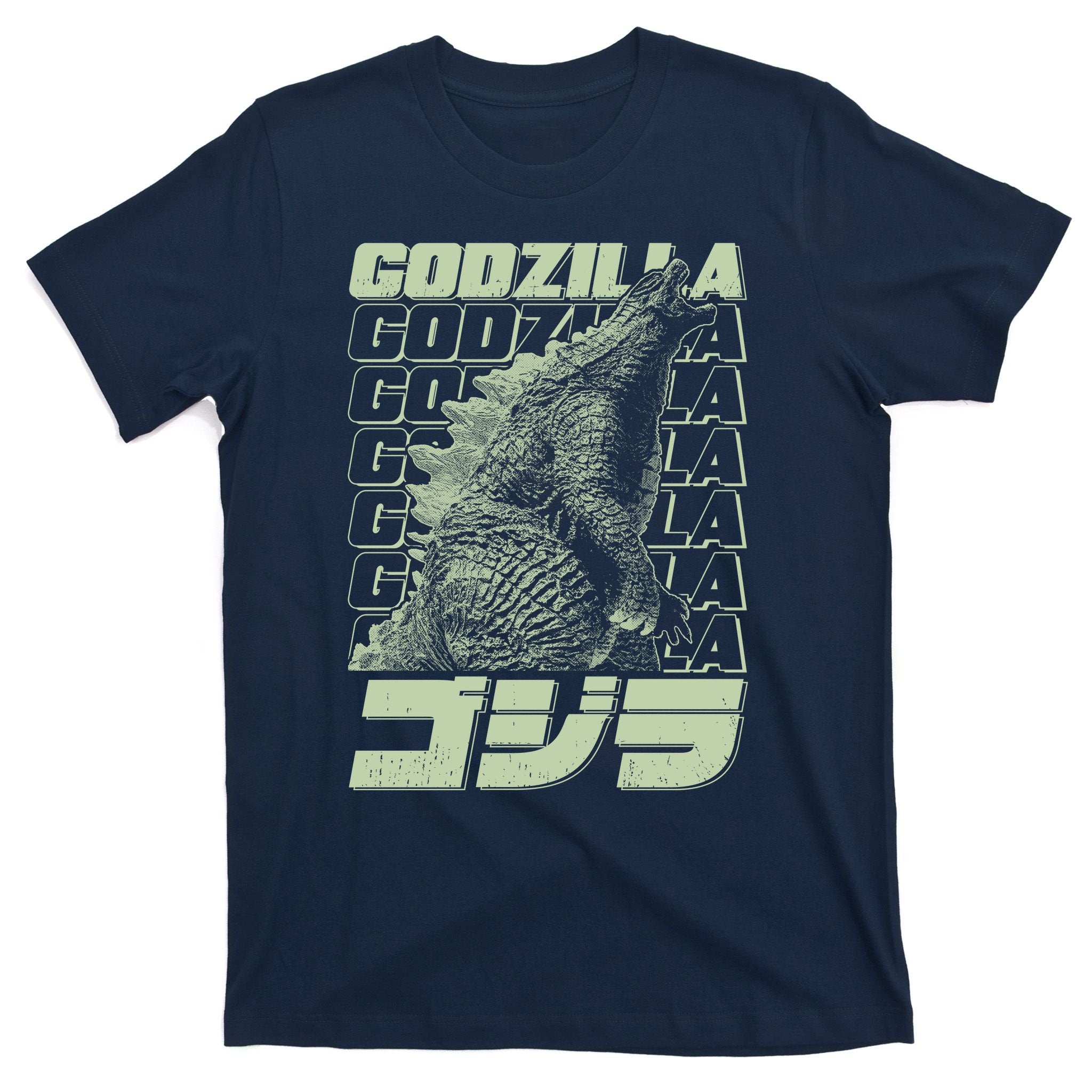 Vintage Distressed Japanese Kaiju Monster Poster T-Shirt