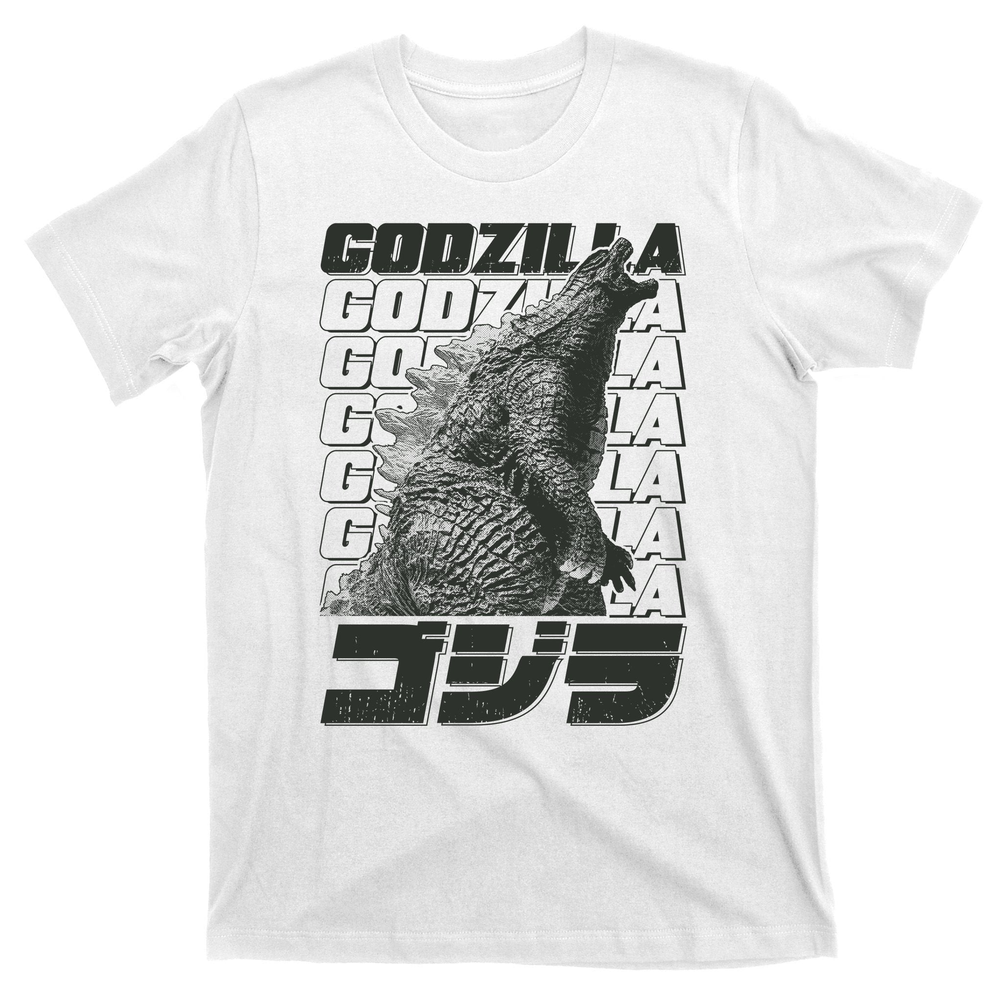 Vintage Distressed Japanese Kaiju Monster Poster T-Shirt