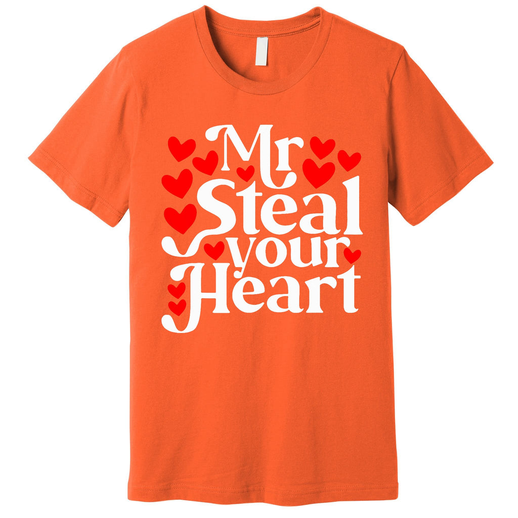 Valentines Day Mr Steal Your Heart Valentine Premium T-Shirt