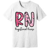 Valentines Day Nurse Cute Rn Medical Job Registered Nurse Premium T-Shirt