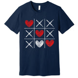 Valentines Day Tictactoe Xoxo Funny Valentine Gifts Premium T-Shirt