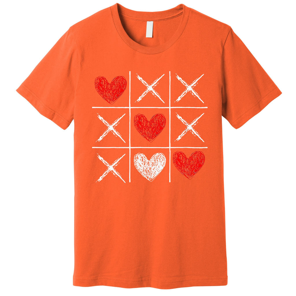Valentines Day Tictactoe Xoxo Funny Valentine Gifts Premium T-Shirt