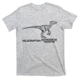 Velociraptor Equals Distanceraptor Timeraptor T-Shirt