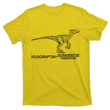 Velociraptor Equals Distanceraptor Timeraptor T-Shirt