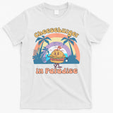Vintage Funny Cheeseburger In Paradise Summer Vacation Vibe T-Shirt