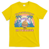 Vintage Funny Cheeseburger In Paradise Summer Vacation Vibe T-Shirt