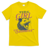 Vintage Feral Girl Summer Opossum T-Shirt
