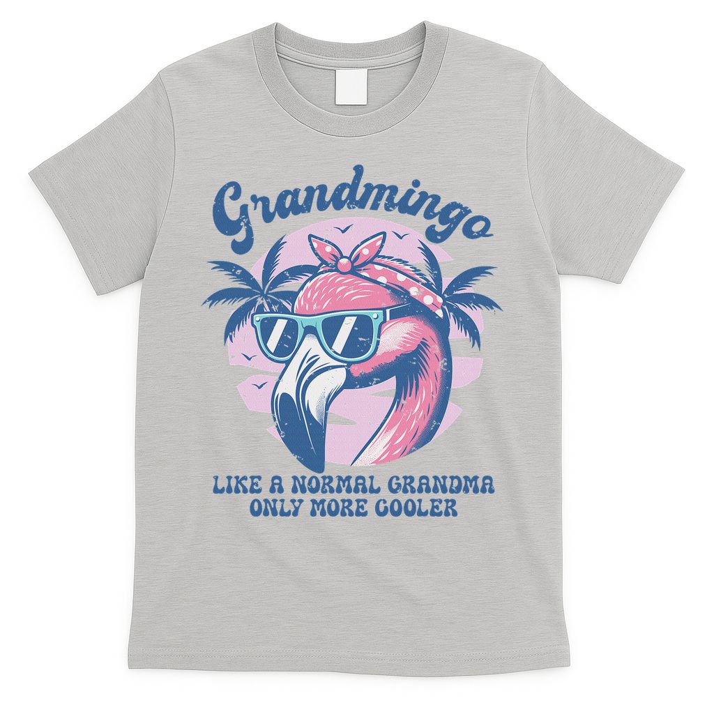 Vintage Grandmingo Flamingo Grandma Summer Vacation Women T-Shirt