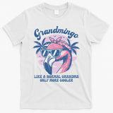 Vintage Grandmingo Flamingo Grandma Summer Vacation Women T-Shirt