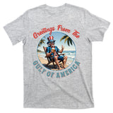 Vintage Greetings From The Gulf Of America Uncle Sam T-Shirt