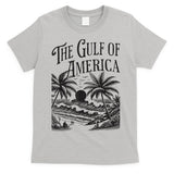 Vintage Gulf Of Usa America Beach Palm Summer Vacation T-Shirt