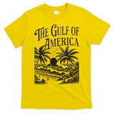 Vintage Gulf Of Usa America Beach Palm Summer Vacation T-Shirt
