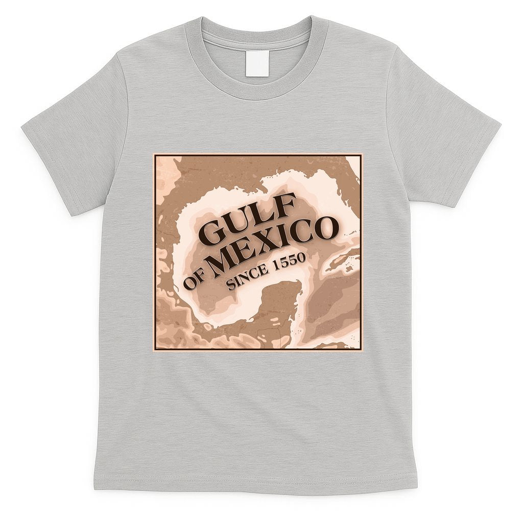 Vintage Gulf Of Mexico Since 1550 Map T-Shirt