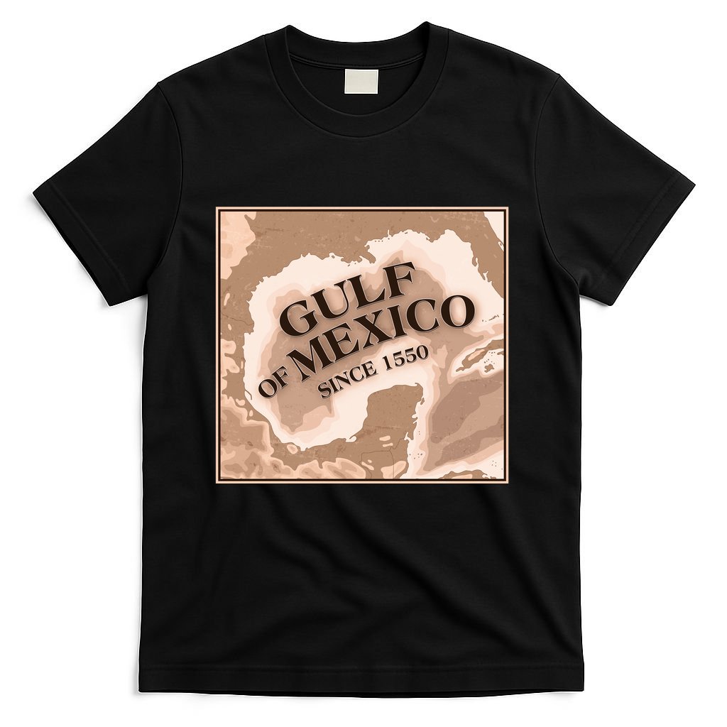 Vintage Gulf Of Mexico Since 1550 Map T-Shirt