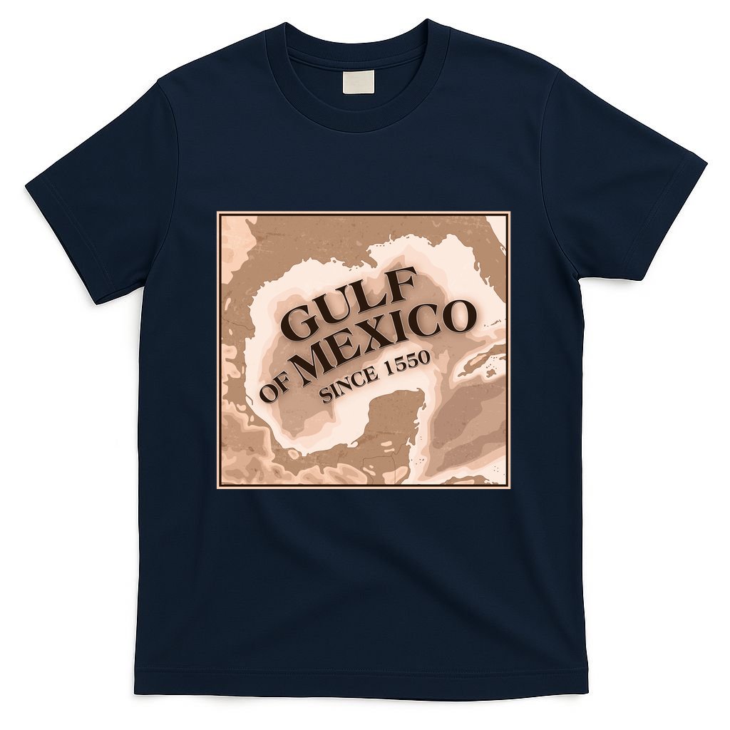 Vintage Gulf Of Mexico Since 1550 Map T-Shirt