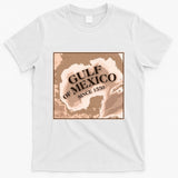 Vintage Gulf Of Mexico Since 1550 Map T-Shirt