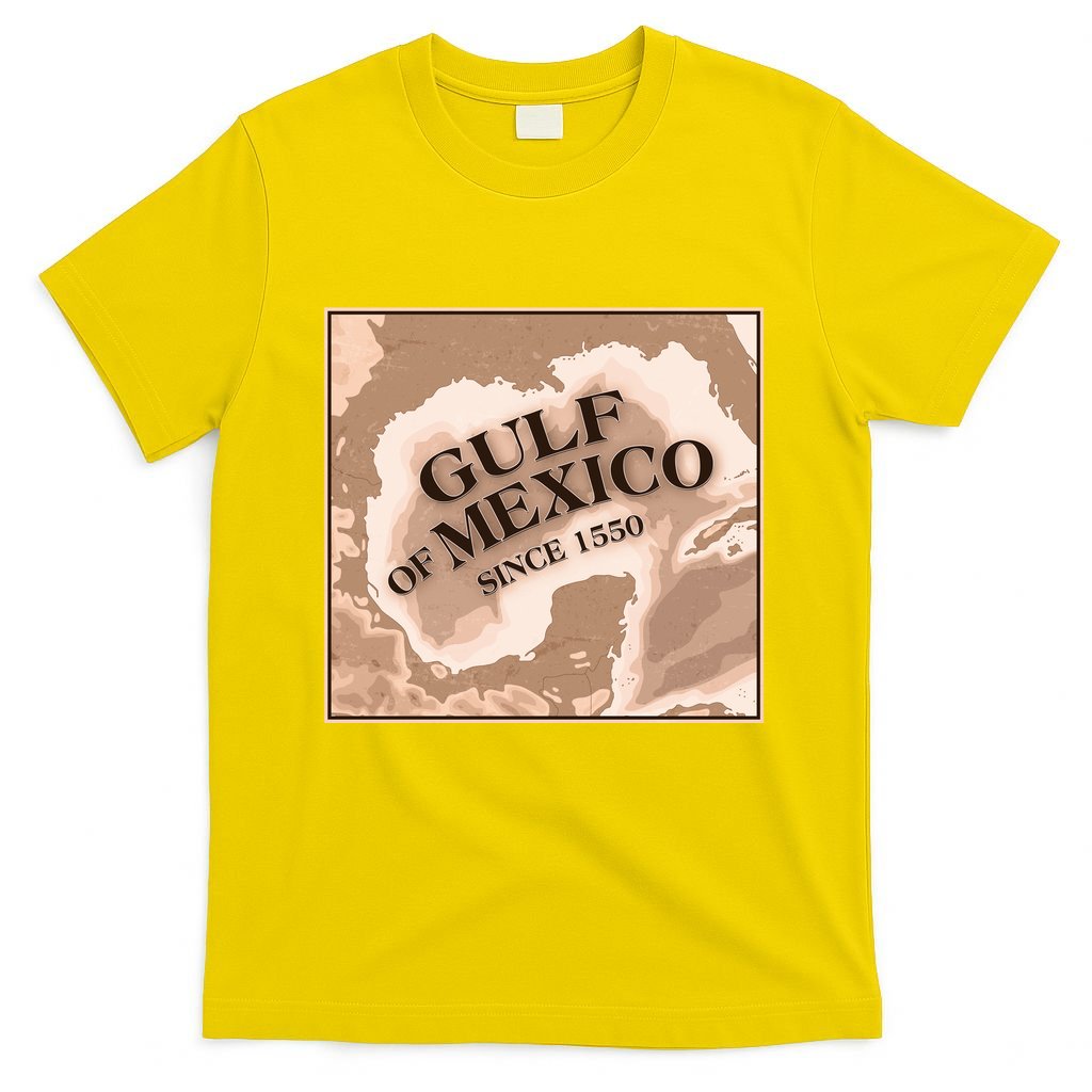 Vintage Gulf Of Mexico Since 1550 Map T-Shirt