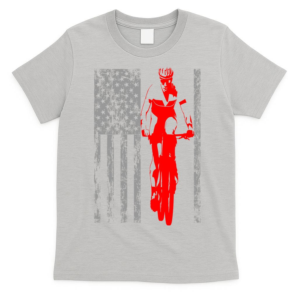 Vintage American Cycling USA Flag T-Shirt