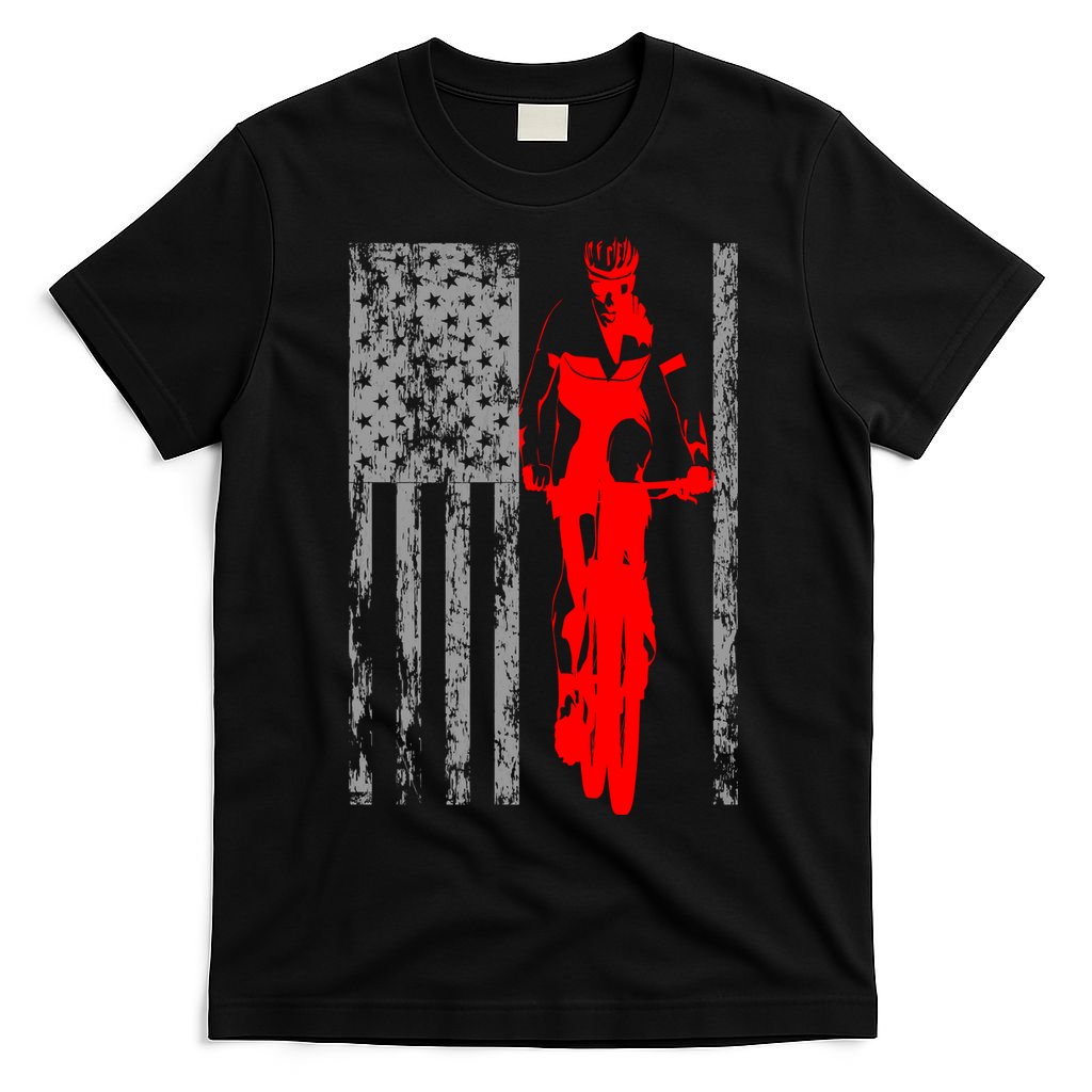 Vintage American Cycling USA Flag T-Shirt