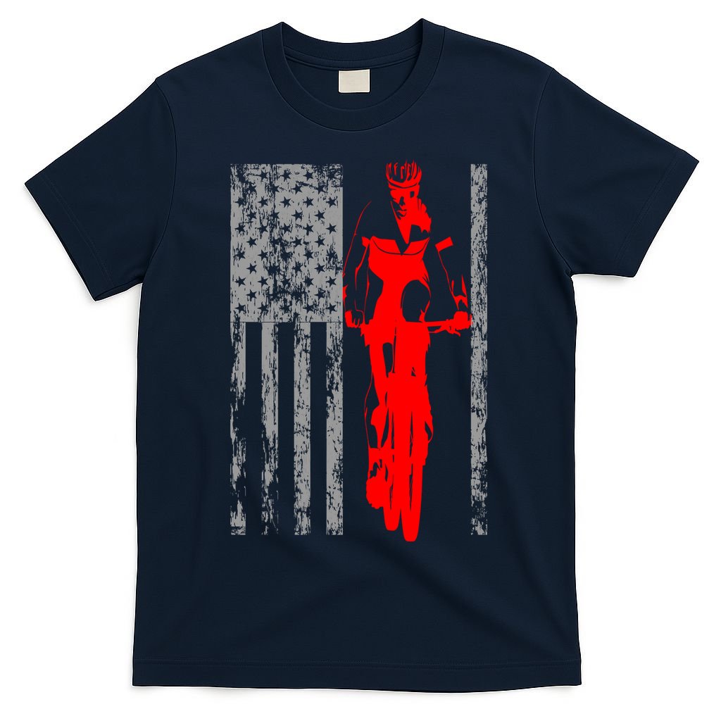 Vintage American Cycling USA Flag T-Shirt