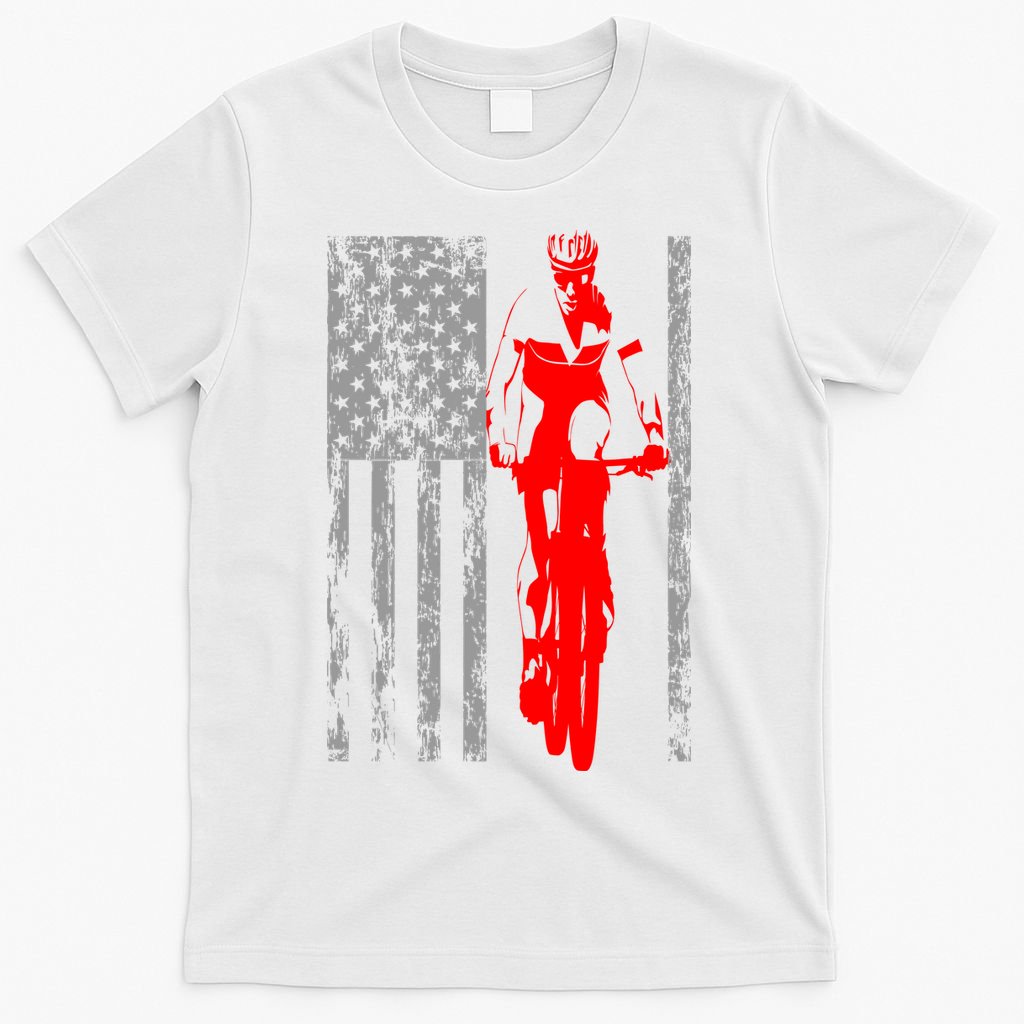 Vintage American Cycling USA Flag T-Shirt