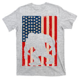 Vintage Bigfoot American Flag T-Shirt